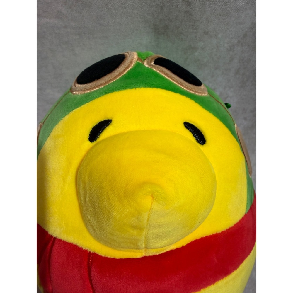 Peanuts Woodstock Aviator Plush 2023 Yellow Bird Green Helmet Red Scarf 8 Inch - Picture 7 of 12